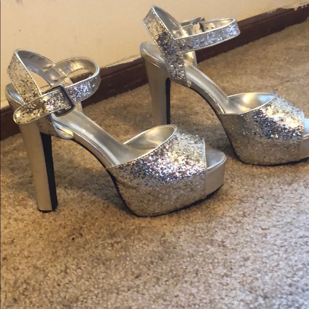 Glitter heels